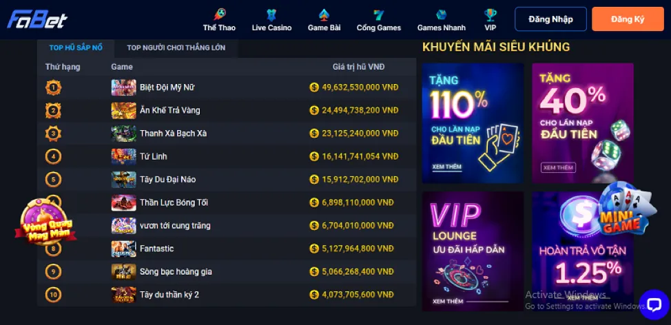 Chương trình hoàn trả Zamo VIP 58 VIP